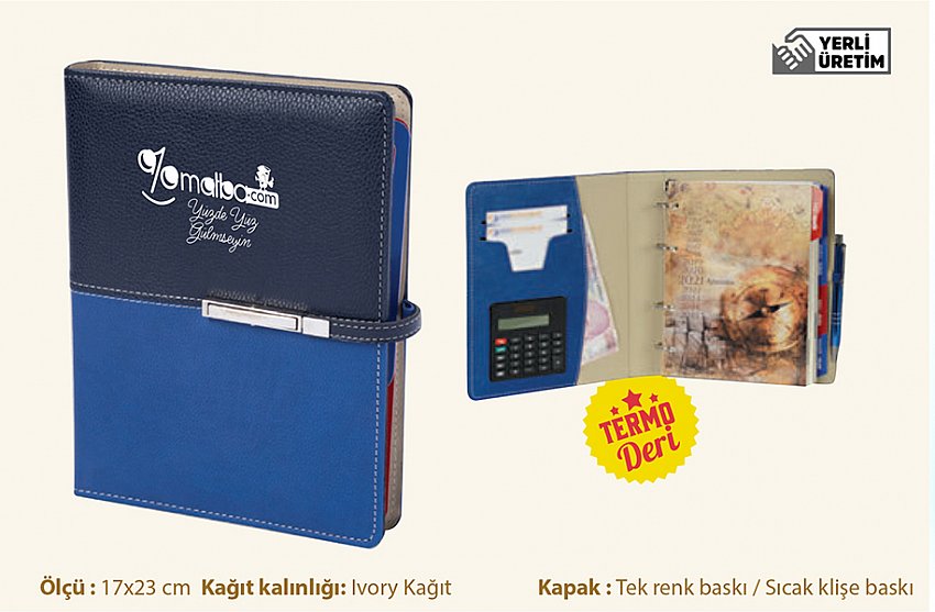 Organizer Ajanda Termo Deri (17x23 Cm)
