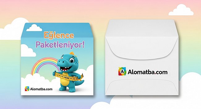 📩 Renkli Torba Zarf Baskı