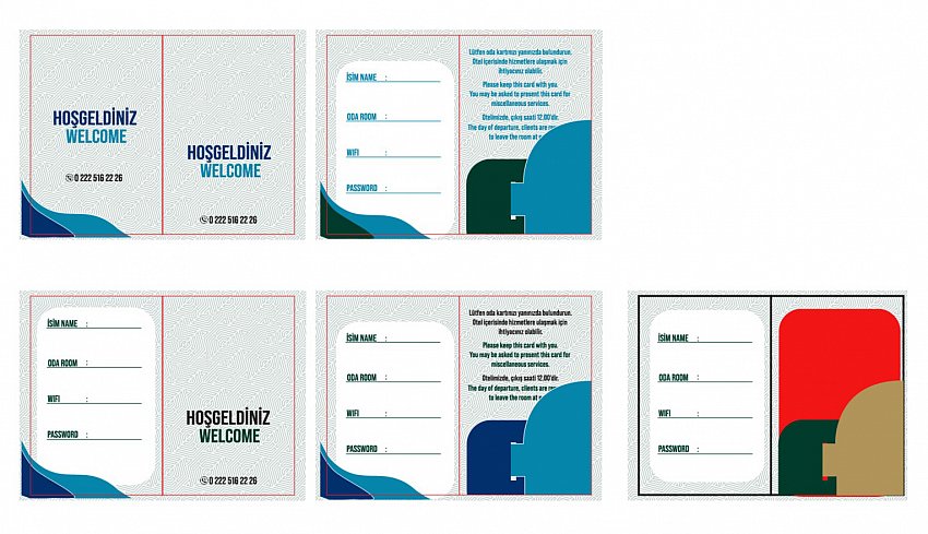 Otel Kart Kabı Baskı