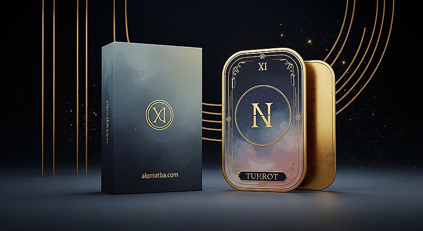 Altın Yaldız Baskılı Tarot Kart Baskı