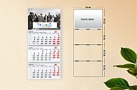 🛠️ Taslamalı Gemici Takvim (Üç Parça Spiralli) Kod-27