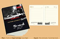 🇹🇷Kapak Atatürk Baskılı Taslama Ajanda(17x24 Cm) kod:117