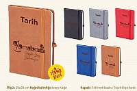 Kapak Baskılı Hediyelik Deri Cep Ajanda(9x14 Cm) kod:120