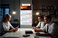 📎 Sıvamalı Gemici Takvim (Üç Parça Spiralli) Kod-29