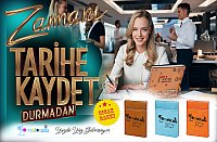 Kapak Baskılı Haftalık Deri Ajanda(20x28 Cm) kod:119