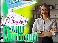 Masa Takvimi Haftalık Karton Kapak (Küçük Boy: 31x11 Cm)