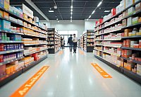 Eczane Yer Sticker Baskı