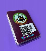 Haç Passport Kabı Baskı