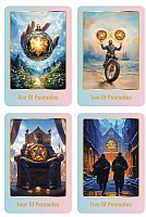 Altın Yaldız Baskılı Tarot Kart Baskı